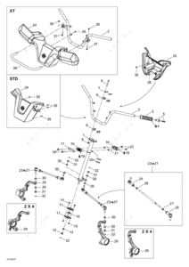 Steering mechanism diagram