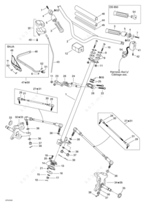 Steering system parts list