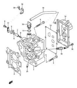 Suzuki df 90 cilinder head