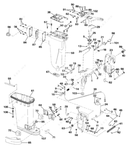 Swivel housing diagram