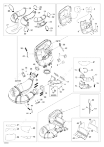 Sxr 800 exhaust system diagram