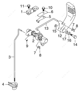 T 10 4 speed transmission linkage diagram