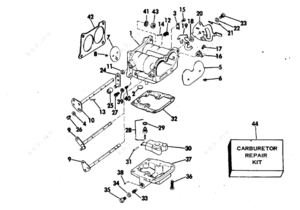 Tazz chipper carburetor diagram