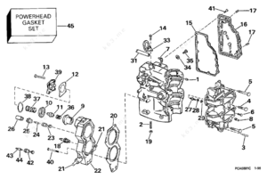 Thermostat parts for johnson 40 motor