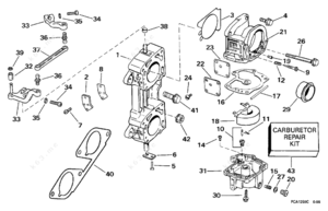 Throttle body carburetor diagrams