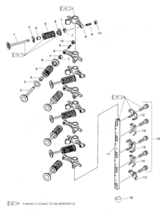 Throttle bodyprts layout 08 mariner