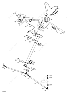 Throttle cable m5244440 12 98-nord track