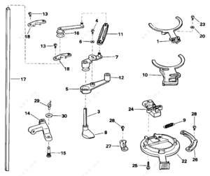 Throttle lever 150 evinrude image diagram e150gleis