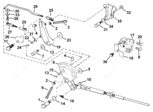 Throttle linkage diagram