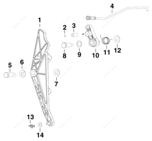 Throttle linkage parts catalog