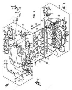 Throttle part list diagram