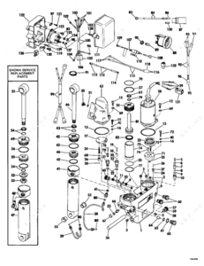 Tilt and trim on a 1981 9.9 evinrude outboard