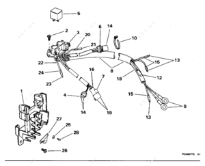 Tilt and trim solenoid part 6h1-81950-01-00