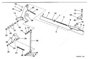 Tilton throttle linkage drawing