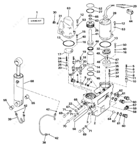 Timberjack parts 225 hydraulic valve parts breakdown kit