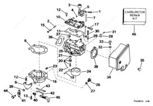 Tohatsu 9.8a3 outboards carburetor manual diagram