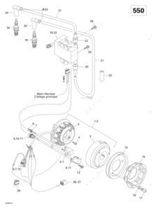 Torque settings for 2003 scandic 550 fan motor