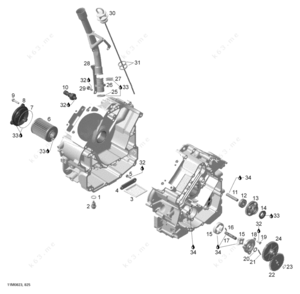 Trash pumps parts, drain plug