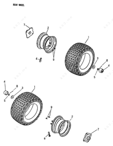 Trek jet 20 rear tire assembly diagram