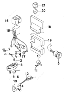 Trim and tilt relay diagram