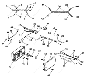 Trim out on boat motor diagram