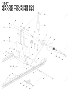Upper a arm ski-doo broken