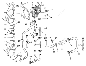 Vro2 pump diagram for omc seadrive