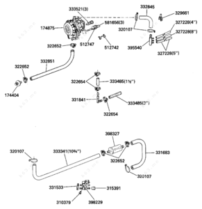 Vro2 pump hose diagram for omc seadrive