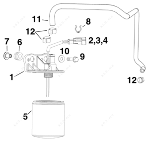 Warton 8 hp petrol engine diagram model