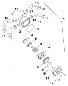 Weight loaded relief valve diagram