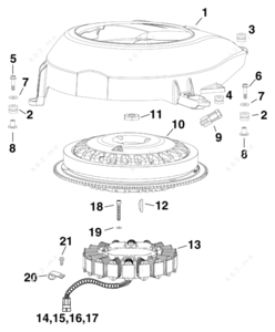 What is a stator for outboard motor