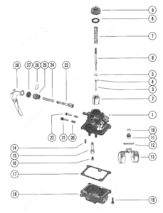 Whm carburator 175 mariner