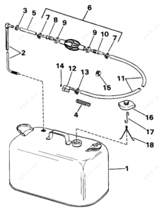 Who manufacturers dura-tank essence johnson-evinrude fuel tanks parts