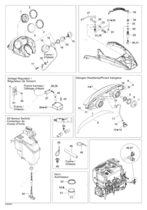 Wire diagram for a ski doo gsx snowmobile handlebar warmers
