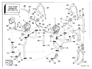 Wiring diagram for putting a fuel pump in a evenrude outboard motor