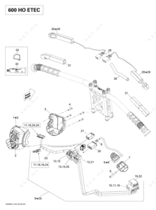 Wiring diagram skidoo mxz 600 ho