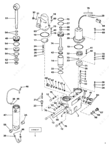 Wiring schematic for johnson v4 3wire tilt trim motor