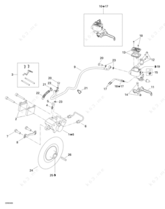 Yamaha g23zm centrifugal clutch parts diagram