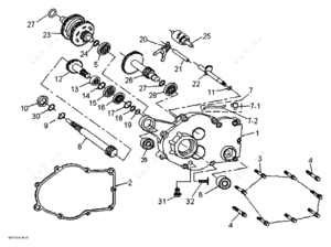 Yamaha raptor 90 gear box schmatic