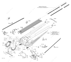 Yamaha rx-1 snowmobile front frame reinforcement