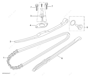 Ybice s210 pusher bar tensioner parts list diagram for al100 lift kit